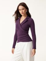 Collared Surplice Top - Image 3